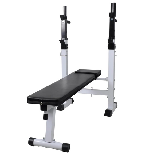 vidaXL Exercise Bench & Weights Set: Royal Fitness