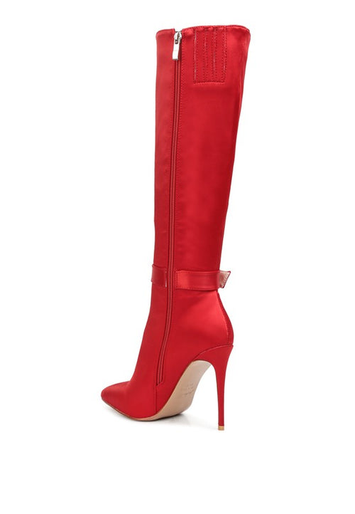 Elegance Enchanté: Luxe High Calf Boots