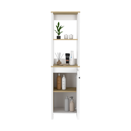 Jannes Linen Cabinet: Bath Storage Elegance