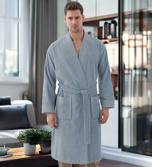 Luxurious GOTS Turkish Cotton Kimono Robe