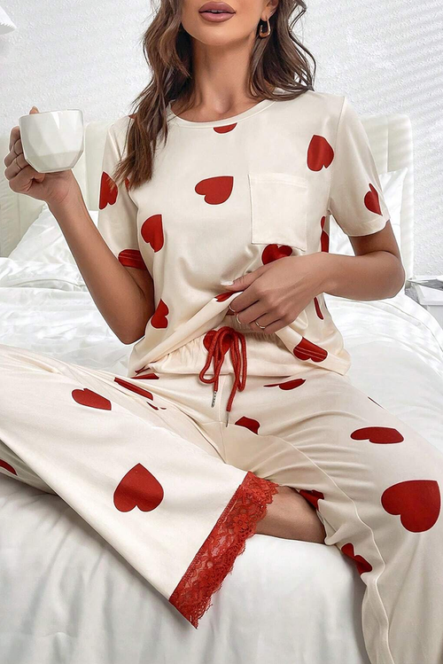 Dreamy Heart-Spun Pajama Set 🌙💖