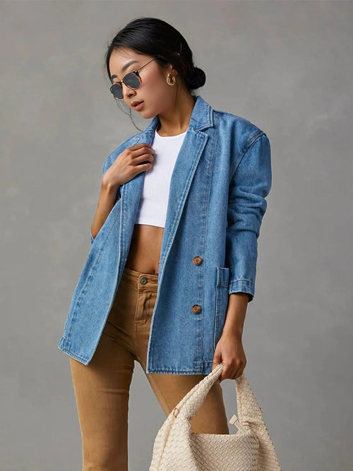 Your Fave Go-to Denim Jacket! Cozy Style