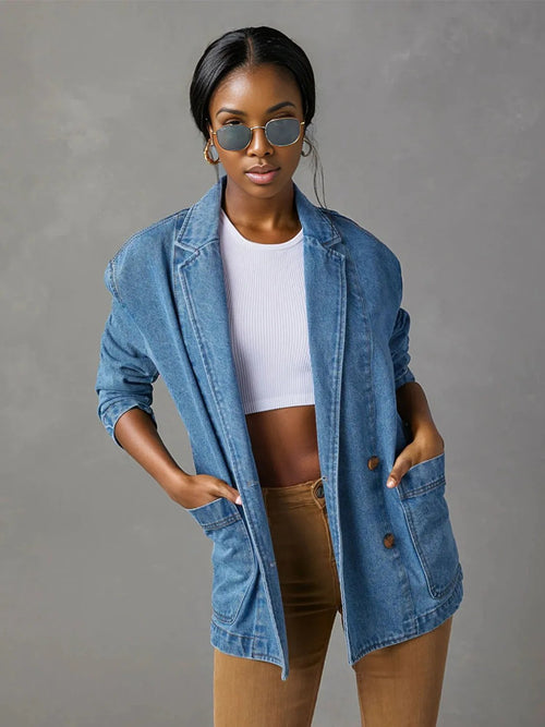 Your Fave Go-to Denim Jacket! Cozy Style