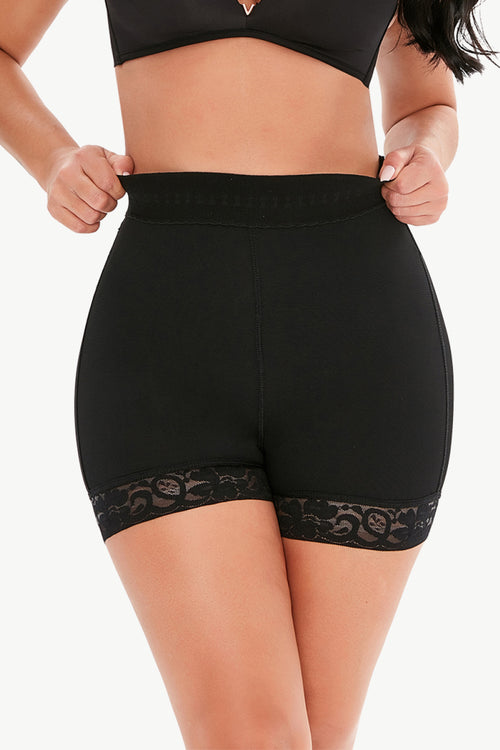 Lace Trim Shaping Shorts: Sexy Curves Enhancer