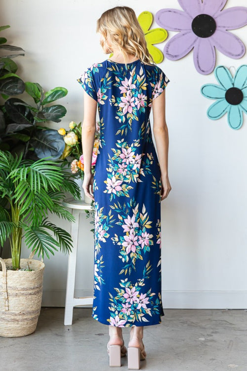 Heimish Floral Slit Dress: Summer Elegance Personified