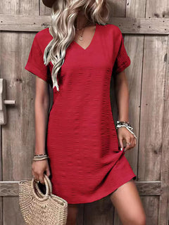 Divine Comfort: Full Size Mini Dress