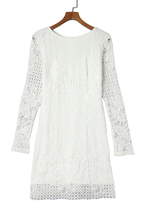 Elegant White Lace Bodycon: Timeless Sophistication