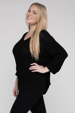 Romantic Embrace Knit Sweater - Curves Enchanted