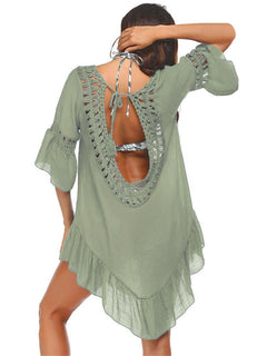 Enchanted Whispers Backless Cover Up: Elegance Redefined