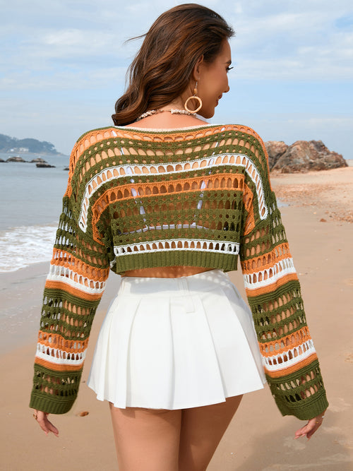 Enchanted Elegance Boat Neck Cover-Up: Dreamy Delight