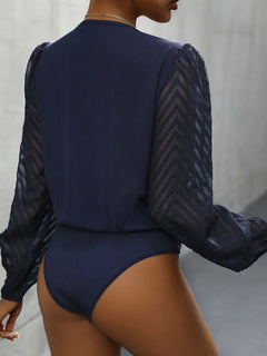 Sophisticated Sheer Elegance Bodysuit