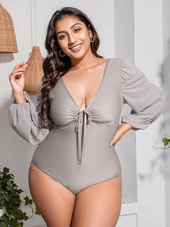 Romantic Sunset Dreams Plus Size Swimsuit