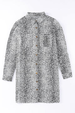 Leopard Print Shirt Dress: Versatile Wild Elegance