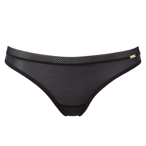 Sheer Thong Panty Gossard Glossies Black