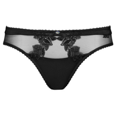 Peony Black Mesh Lace Bikini: Unveil Your Elegance