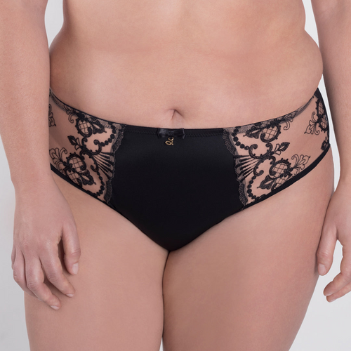 Seductive Symphony Swiss Mesh Embroidered Panty 🌹