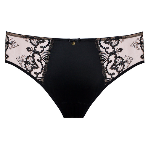 Seductive Symphony Swiss Mesh Embroidered Panty 🌹