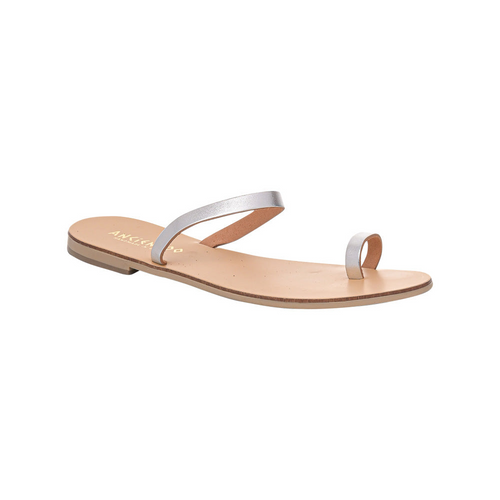 Elegance Unleashed: Luxury Leather Toe Ring Sandals