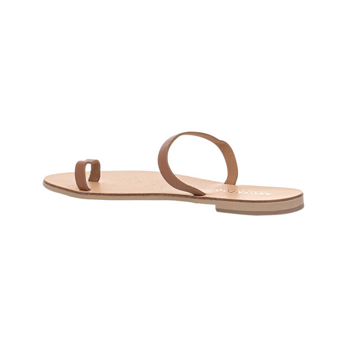 Elegance Unleashed: Luxury Leather Toe Ring Sandals