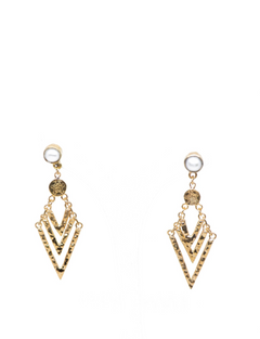 Opulent Pearl Earrings: Divine Elegance, Radiant Strength.