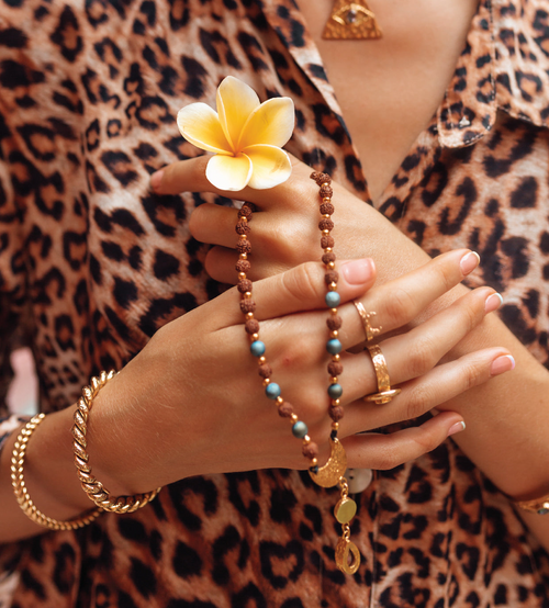 Indah's Opulent Mystic Topaz Abundance Necklace