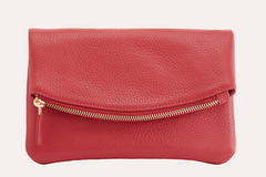 Luxury Pebble Leather Flap Clutch: A Masterpiece!