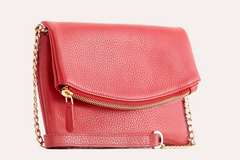 Luxury Pebble Leather Flap Clutch: A Masterpiece!