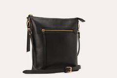 Luxurious Pebble Leather Crossbody with Versatile Elegance