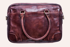 Genuine Washed Leather Briefcase: A Timeless Accessory