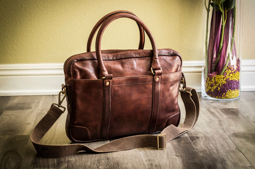 Genuine Washed Leather Briefcase: A Timeless Accessory