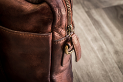 Genuine Washed Leather Briefcase: A Timeless Accessory