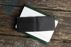 Genteel Pebbled Leather Wallet for Noble Men