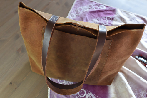 PCH Genuine Leather Slouchy Tote: A Luxury!