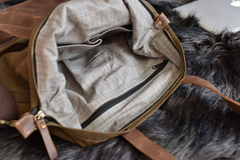 The Aristocratic Leather and Canvas Tote