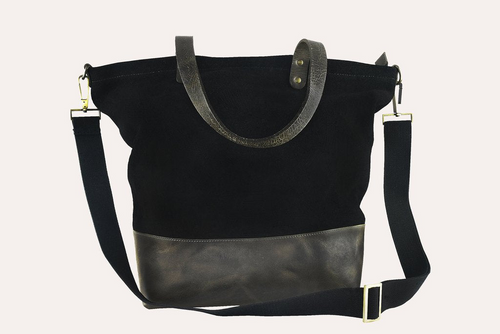 The Aristocratic Leather and Canvas Tote