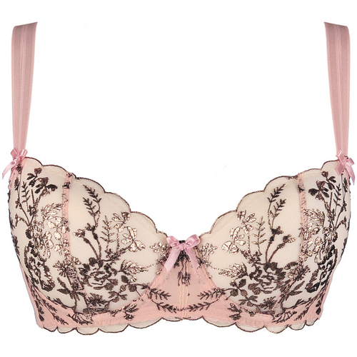 Axami Copper Rose Balconette Bra: A Symphony of Luxe Romance