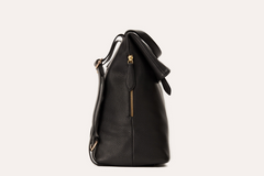 The Luxurious Pebble Leather Backpack: A Masterpiece.