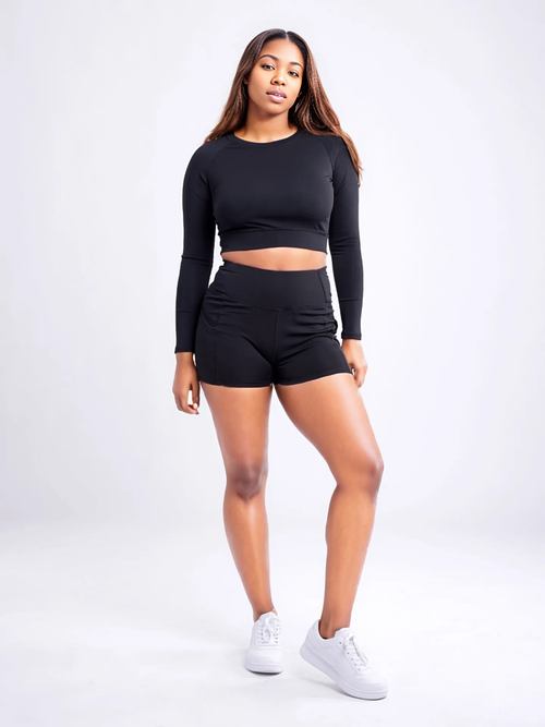 Ultimate Comfort: High-Waisted Athletic Shorts by JupiterGear