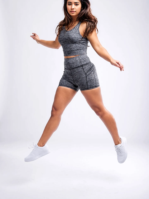 Ultimate Comfort: High-Waisted Athletic Shorts by JupiterGear