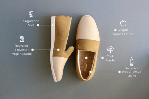 Empyrean Cinnamon Glamour Loafers: Sustainable opulence.