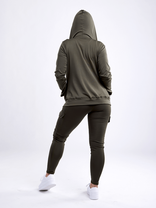 Adventure-Ready High-Waisted Leggings with Cargo Pockets