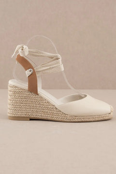 Luxurious DreamCloud Lace-Up Wedges