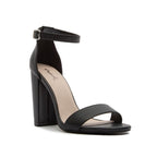 Cashmere Elegance: Opulent Ankle Strap Sandal