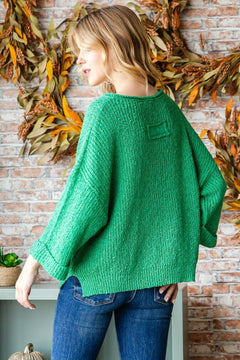 Elegance Notched Sweater: Your Style Essential!