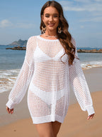 Whisper of Romance Boat Neck Cover-Up💕