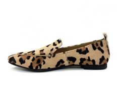 Addy Jaguar Leopard Haircalf Flats: Luxury Defined