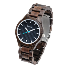 TruWood Capitan: Black Sandalwood Elegance Watch