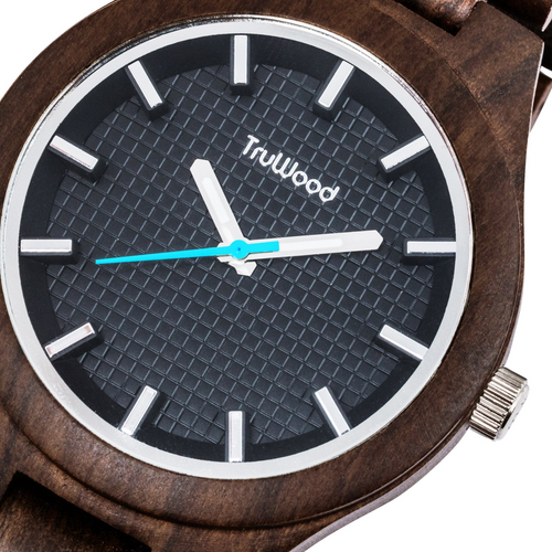 TruWood Capitan: Black Sandalwood Elegance Watch