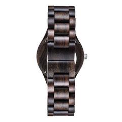 TruWood Capitan: Black Sandalwood Elegance Watch