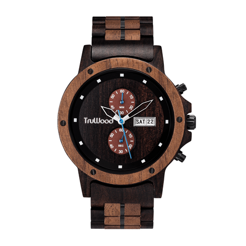 Luxury Fusion: Apex Precision Wood Watch